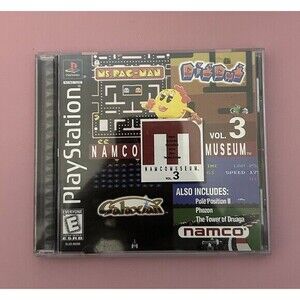 Namco Museum Vol. 3 (PlayStation 1, PS1) *Complete CIB w/ Reg Card & Hint Book*